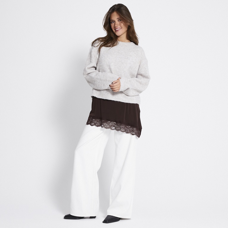 Lace dress "Brookie" Brown